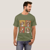 T-shirt chiens (Devant entier)