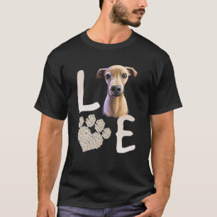 T-shirt Chiens 365 Love Italien Greyhound Chien Paw Secour