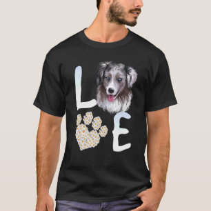 T-shirt Chiens 365 Love Miniature American Shepherd Chien 