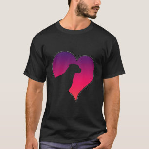T-shirt Chiens 365 Rottweiler Chien Rose Coeur Aimer Cadea
