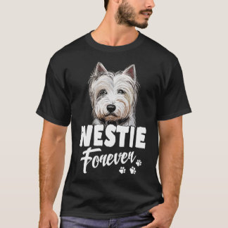 T-shirt Chiens 365 Westie Forever mel Amoureux des chiens 