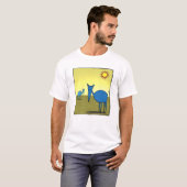 T-shirt Chiens bleus (Devant entier)