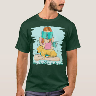 T-shirt Chiens Café et livres plus