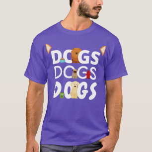 T-shirt Chiens Chiens Chiens Chiens Chiens Animaux Marcheu