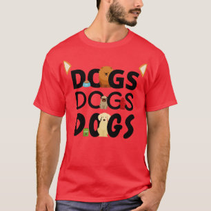 T-shirt Chiens Chiens Chiens Chiens Chiens Animaux Marcheu