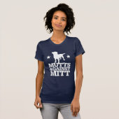 T-shirt Chiens contre le gant (Devant entier)