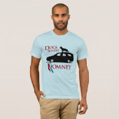 T-shirt Chiens contre Romney - .png (Devant entier)