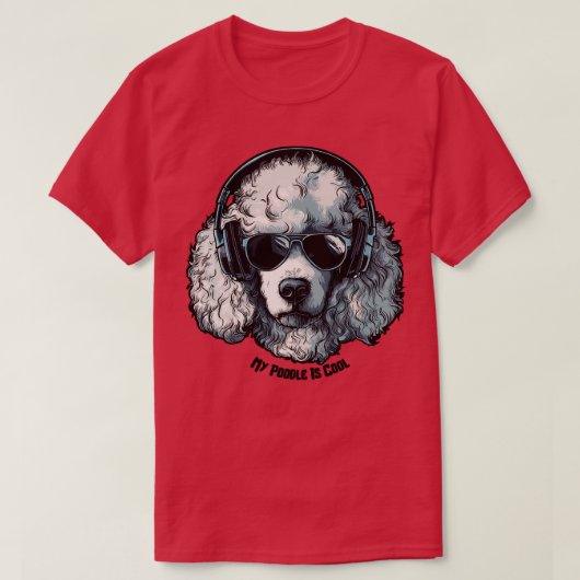 T-shirt Chiens cool Sons et gribouillis (Design devant)