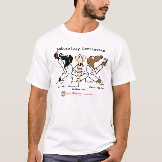 T-shirt Chiens d'arrêt de laboratoire (Devant)