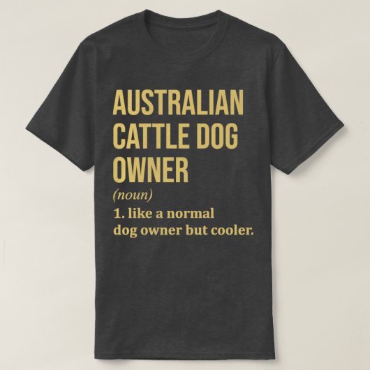 T-shirt Chiens de bétail australiens (Design devant)