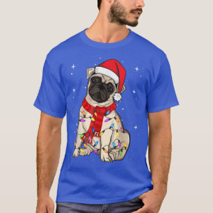 T-shirt Chiens de carlin Arbre Chandail de Noël Xmas Anima