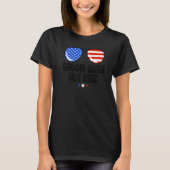 T-shirt Chiens de chambre pas enfants Patriotique US améri (Devant)