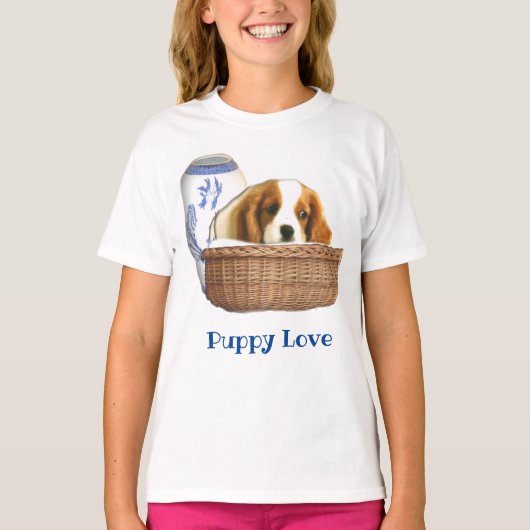 T-shirt Chiens de chiots (Devant)