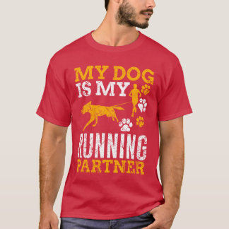 T-shirt Chiens de course Partenaire Cadeau Chiens de sport