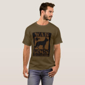 T-shirt Chiens de guerre bergers allemands (Devant entier)