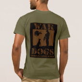 T-shirt Chiens de guerre, héros canins des Amériques (Dos)
