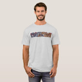 T-shirt chiens de knotwork (Devant entier)