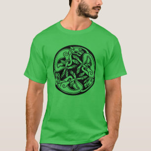 T-shirt Chiens de la Trinité celtique Art graphique irlan