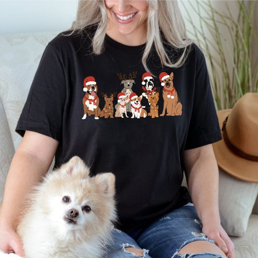 T-shirt Chiens de Noël