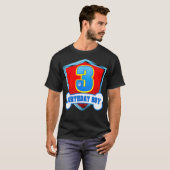 T-shirt Chiens de patrouille âgés de 3 ans (Devant entier)