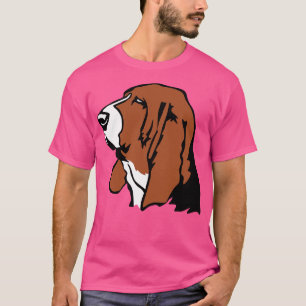 T-shirt Chiens de tête de Basset Hound