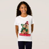 T-Shirt Chiens des Prairies de Noël (Devant entier)