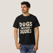 T-shirt Chiens Devant Les Mecs Chemise (Devant entier)