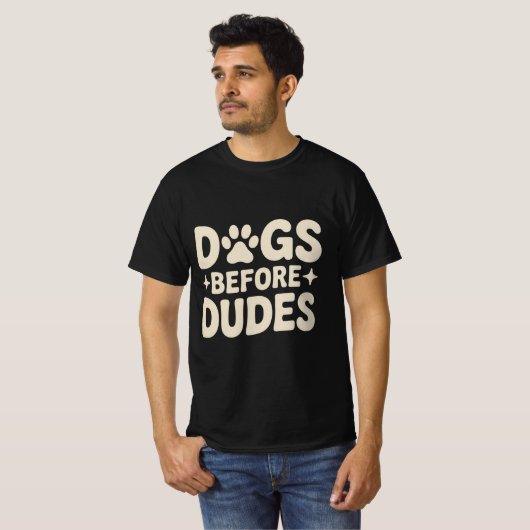 T-shirt Chiens Devant Les Mecs Chemise (Devant entier)