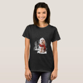 T-shirt Chiens d'hiver de l'Écharpe de Havanais Forêt de n (Devant entier)