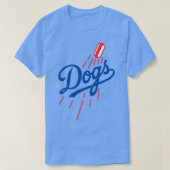 T-shirt Chiens Dodger Blanc (Design devant)