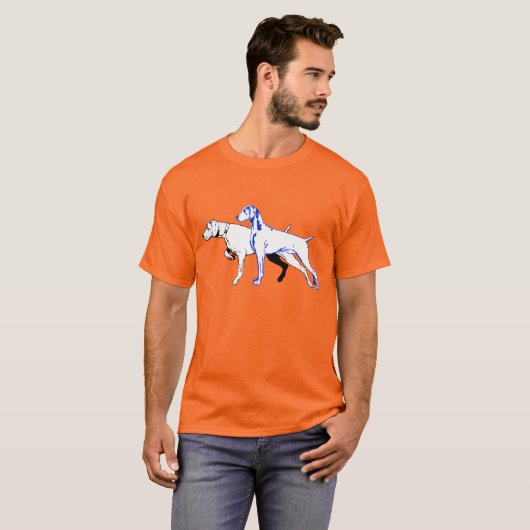 T-shirt Chiens doubles (Devant entier)