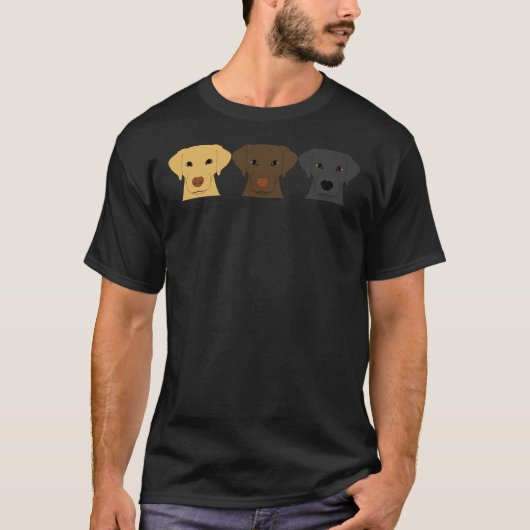T-shirt Chiens du Labrador (Devant)