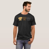 T-shirt Chiens du Labrador (Devant entier)
