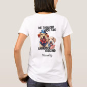 T-shirt Chiens du Labrador patriotique Citation d'Humour d (Dos)