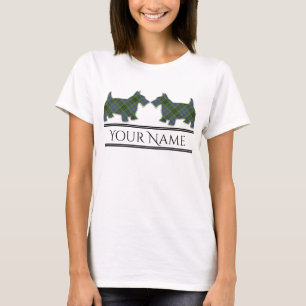 T-shirt Chiens écossais du Clan MacInnes Tartan