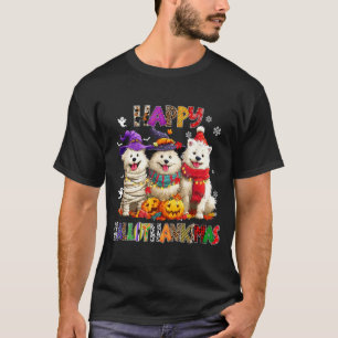T-shirt Chiens Esquimaux Américains Noël Xmas Hommes Femme