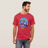 T-shirt Chiens Et Chats Amis Pour toujours garçon (Devant entier)
