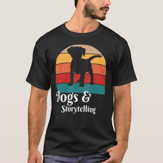T-shirt Chiens et conteur (Devant)