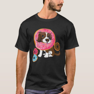 T-shirt Chiens Et Donuts Animaux Animaux Animaux Petits Ch