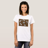 T-shirt Chiens et lapins (Devant entier)