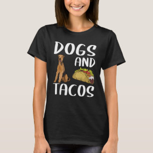T-shirt Chiens Et Tacos Airedale Terrier Nourriture Mexica