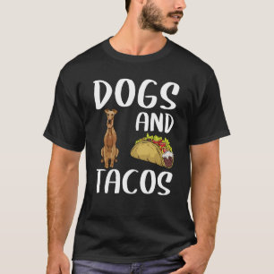 T-shirt Chiens Et Tacos Pointer Nourriture Mexicaine