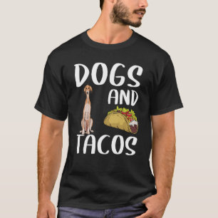 T-shirt Chiens Et Tacos Saluki Nourriture Mexicaine
