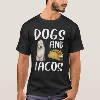 T-shirt Chiens Et Tacos Vieux Anglais Chien De Mer Mexicai