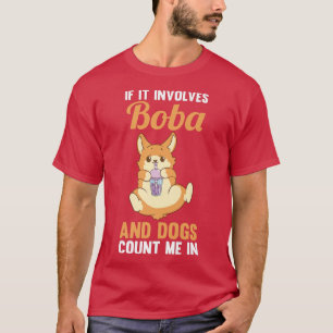 T-shirt Chiens et thé à bulle 861