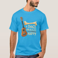 Chiens et Ukulele Me Rendent Heureux Nouveauté