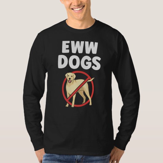 T-shirt Chiens Eww Animal Chats Chat Animaux (Devant)