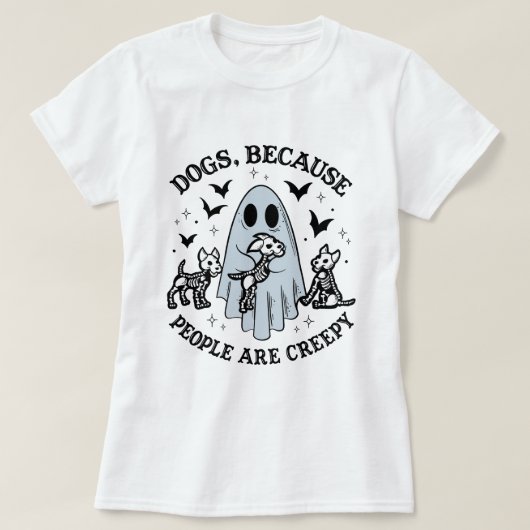 T-shirt Chiens fantômes (Design devant)