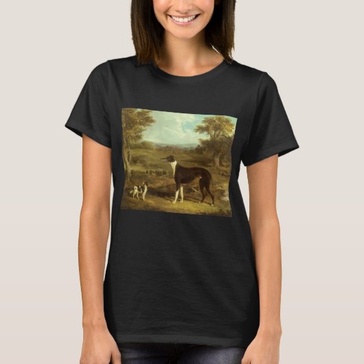 T-shirt Chiens, Greyhound et Espagnol, Docteur Fop par Her (Devant)
