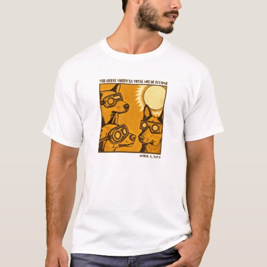 T-shirt Chiens intelligents Eclipse (Devant)